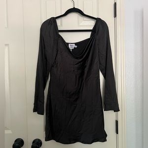 BRNAD NEW W/ TAGS Black Long Sleeve Mini Dress